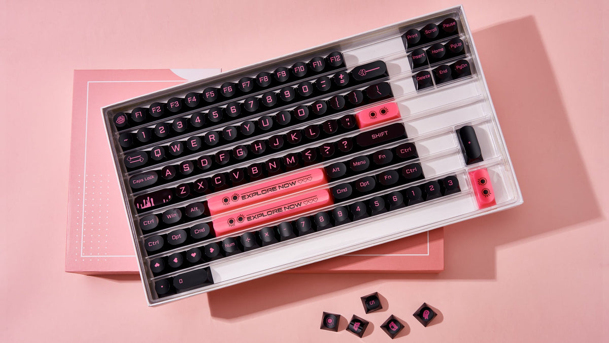 Dark Blush Keycaps-DDA