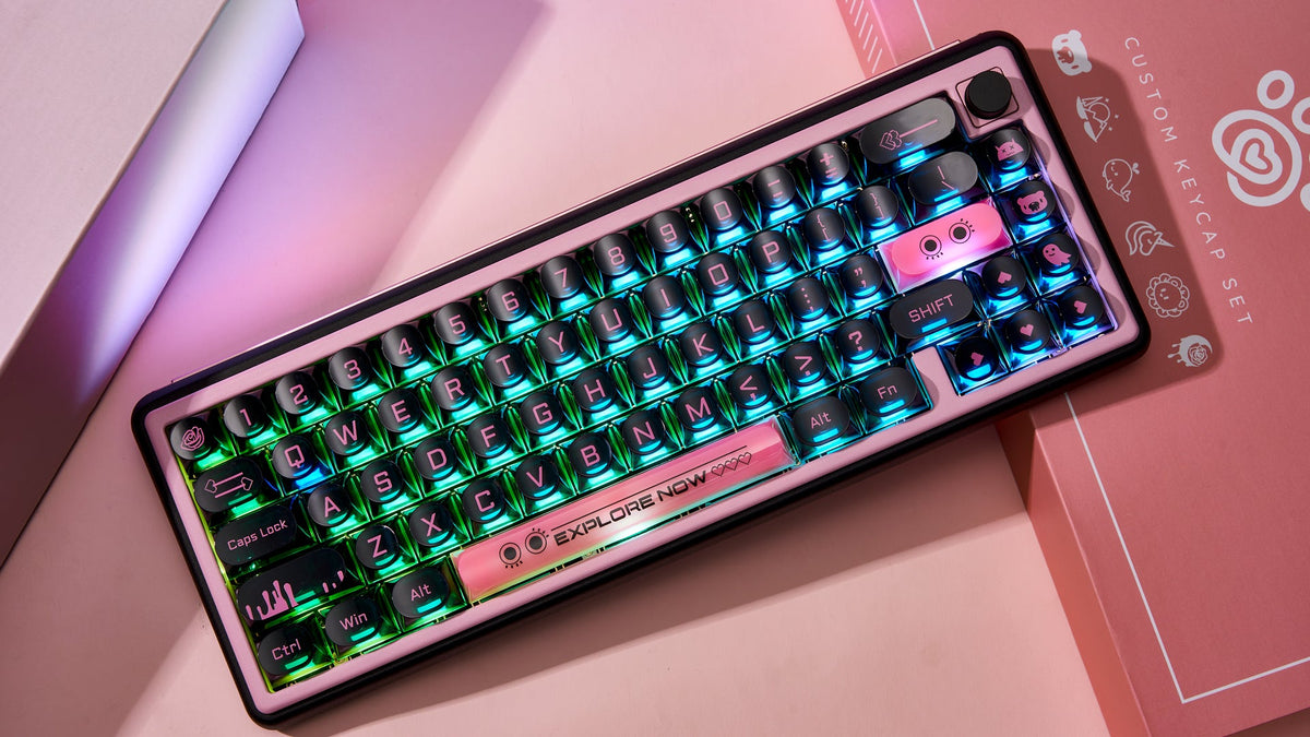 Dark Blush Keycaps-DDA
