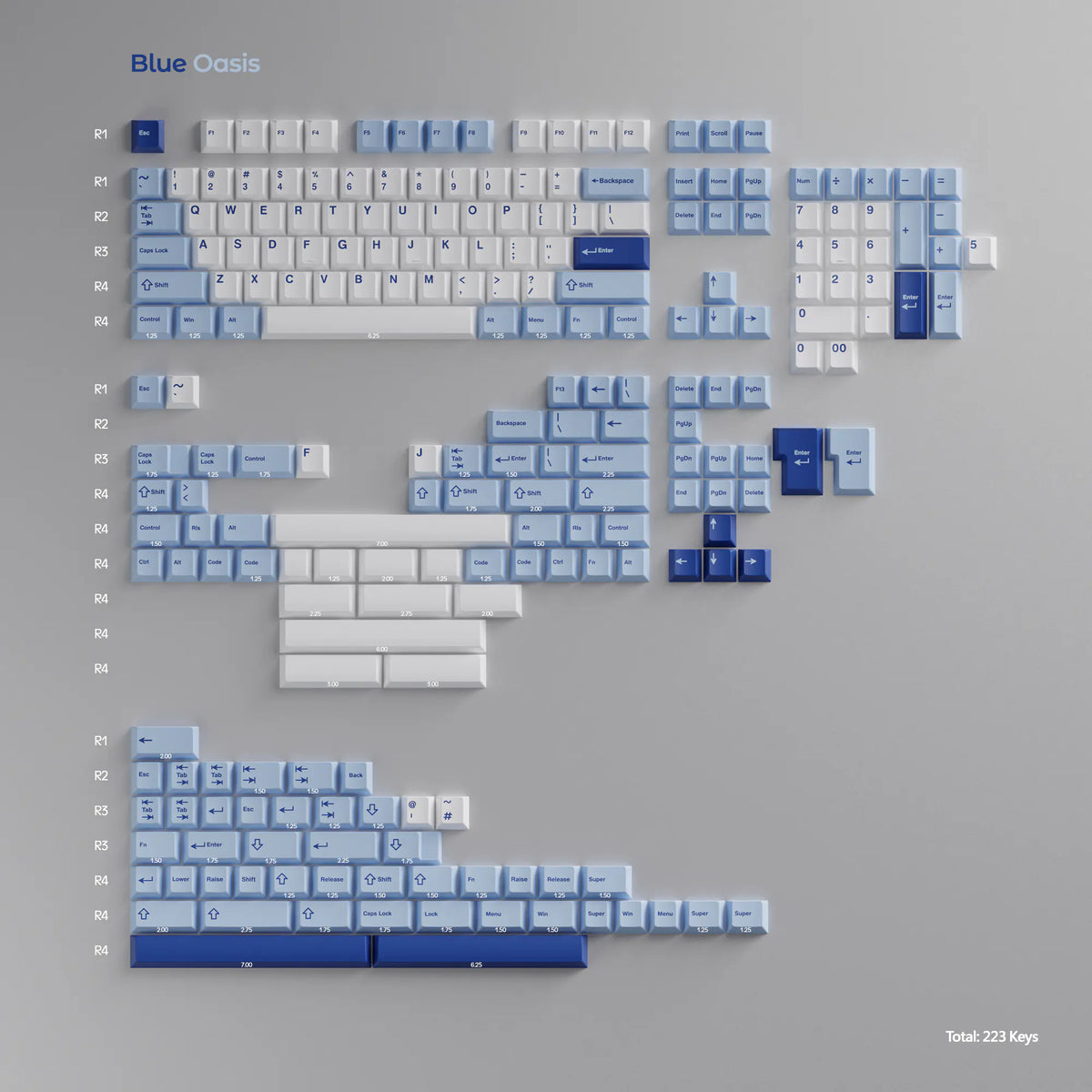 WS PBT Keycaps